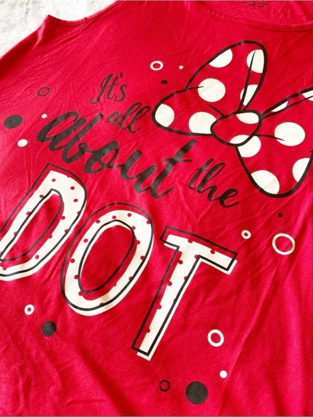 Unique Disney Red Tank Top - It’s All about the Dot (Minnie Theme)